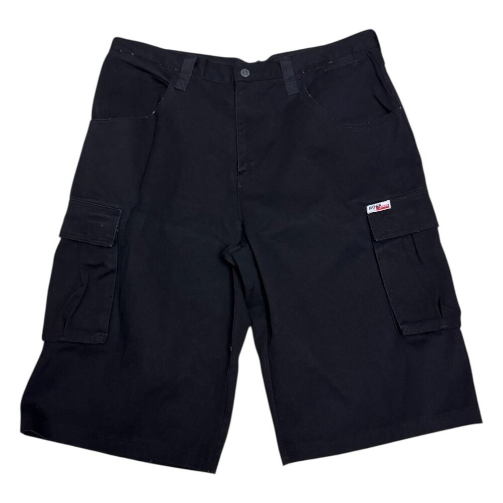 BOFF Vintage Y2K 2000s Streetwear Skate Baggy Wide Denim Jean Shorts Jorts 42"